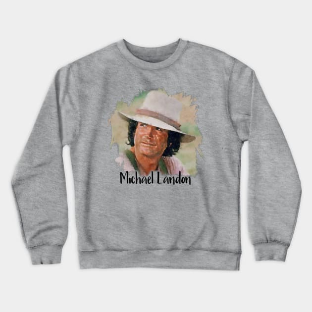 Michael Landon Crewneck Sweatshirt by Neicey